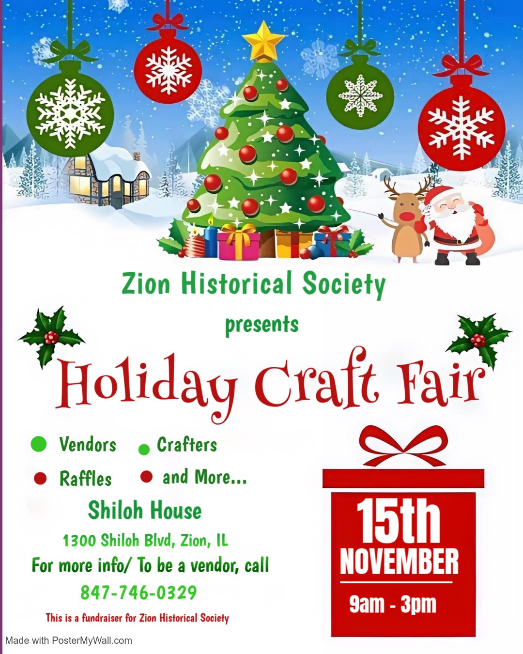 Zion Historical Society Presents Holiday Craft Fair